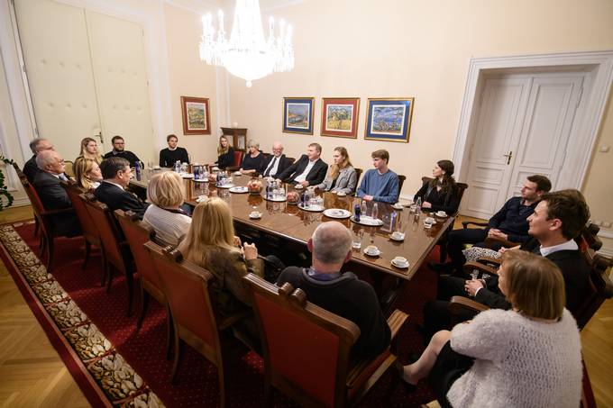 Sprejem družine Pučnik